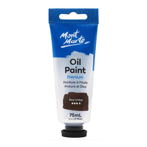 MONT MARTE PREMIUM OIL PAINT 75 ml - Raw Umber